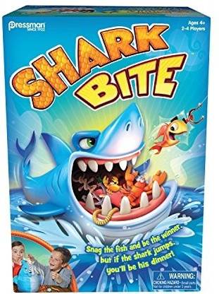 Pressman Toys Shark Bite Game 24 Players Party & Fun Board Game
