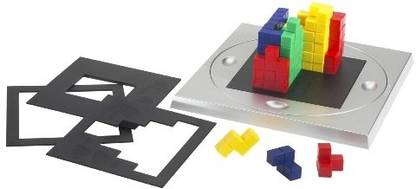 mattel GAMES Blokus 3D Game Educational Board Games