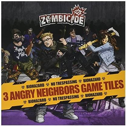 Cmon Zombicide Angry Neighbors Tiles Pack Strategy & War Board Game