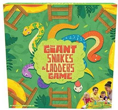 Pressman Toys Giant Snakes Ladders Game 4 Player Party & Fun Board Game