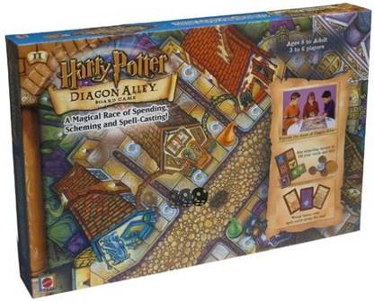 mattel GAMES Harry Potter Diagon Alley Board Game Party & Fun Board Game