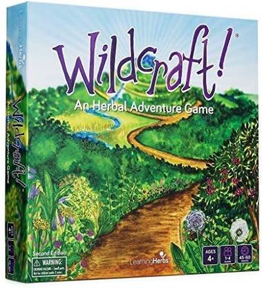 Learningherbs Wildcraft An Herbal Adventure Game, A Cooperative Board Game Educational Board Games