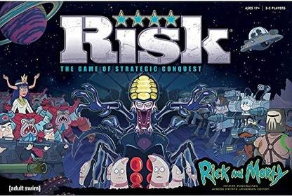 USAopoly Risk Rick And Morty Risk Strategy & War Board Game