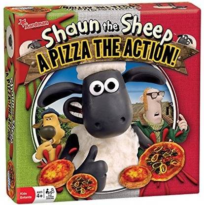 Outset Media Shaun The Sheep A Pizza The Action Board Game Party & Fun Board Game