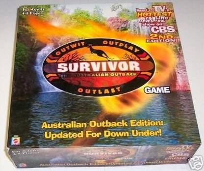 mattel GAMES Survivor The Australian Outback 2Nd Edition Board Game Strategy & War Board Game