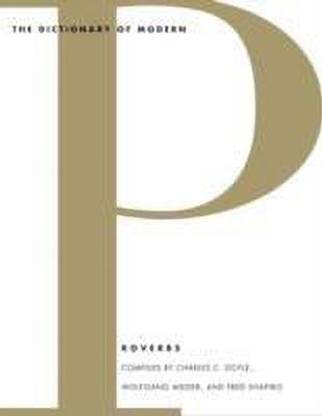 The Dictionary of Modern Proverbs