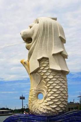 Merlion Statue in Singapore Journal