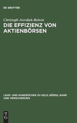 Die Effizienz von Aktienboersen