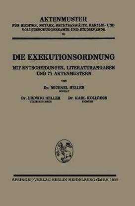 Die Exekutionsordnung