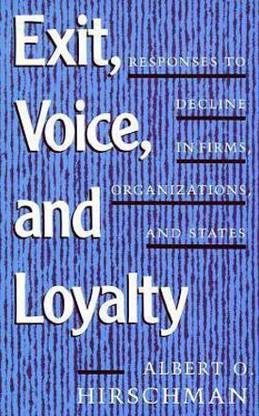 Exit, Voice, and Loyalty