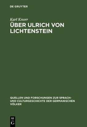 UEber Ulrich von Lichtenstein