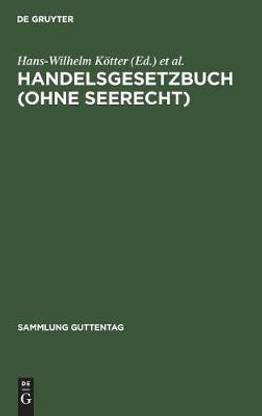 Handelsgesetzbuch (ohne Seerecht)