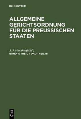 Theil II und Theil III