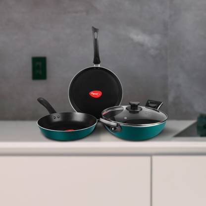 Pigeon ALPHA NON-STICK 4 PIECE IB GIFT SET Induction Bottom Non-Stick Coated Cookware Set