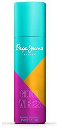 Pepe Jeans London Good Vibes (Green) For Her Deodorant Spray  -  For Women