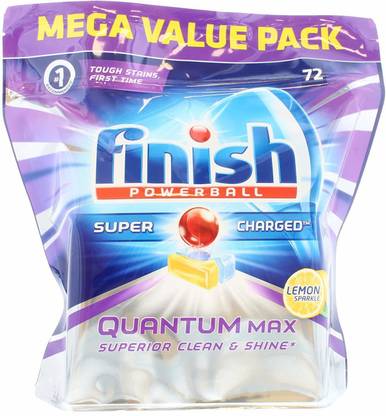 Finish Powerball Quantum Max_72 POD Dishwashing Detergent
