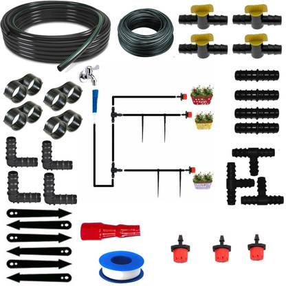 Evergreen Drip Irrigation Garden Watering 150 Plants Drip kit Drip Irrigation Kit