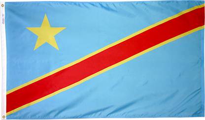 Annin Flagmakers Dem. Republic of Congo Rectangle Outdoor Flag