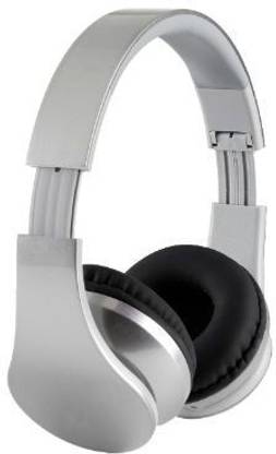 AMAZICA Headphone Silver Color Bluetooth