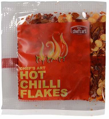 chef's art Hot Chilli Flakes 150 sachet