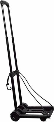 Medigo Luggage Cart Portable Luggage Trolley Folding Hand Truck Mute Flat 2-wheel Foldable Shopping Cart Luggage Trolley