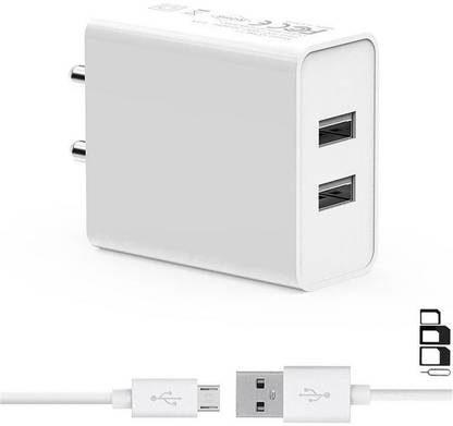 ShopMagics Wall Charger Accessory Combo for Vivo Y53, Vivo Y53i, Vivo Y55L, Vivo Y55S, Vivo Y66, Vivo Y69, Vivo Y71, Vivo Y71i, Vivo Y73, Vivo Y81, Vivo Y81i