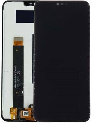गब्बर IPS LCD LCD विथ टच स्क्रीन फॉर नोकिया 6.1 प्लस - ब्लैक (डिस्प्ले ग्लास कॉम्बो फोल्डर) Mobile Display for Nokia 6.1 black के लिए मोबाइल डिस्प्ले