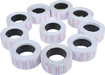 Selva Front Sticker Price Labels Paper Tag MRP Mark 10 Rolls Price Labels Paper Tag Mark Sticker Paper Label