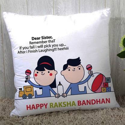GIFT CAFE Polyester Fibre Quotes Cushion Pack of 1