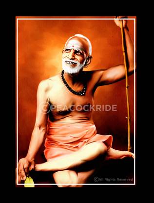 I Chandrashekarendra Saraswati I Sage of Kanchi I Wall Frame A4 Fine Art Print