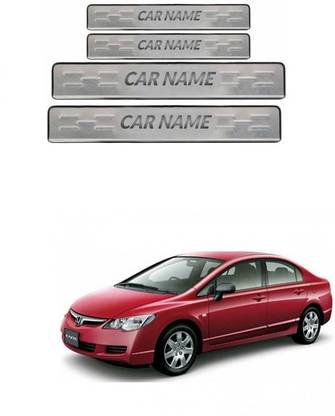 PRTEK Premium Quality Car Door Sill Scuff Plate Foot Steps 0140 Door Sill Plate