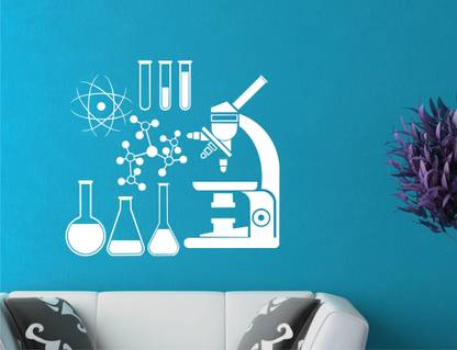 INDIA WALL STICKER 59 cm Microscope Decorations Promotion-Sh Removable Sticker