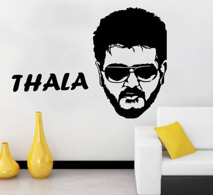 fuzzy 65 cm Thala Ajith Self Adhesive Sticker