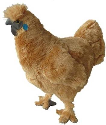 Adore Plush Company Adore 12 Standing Fluffy The Silkie Chicken Stuffed Animal Plush Toy  - 21 cm
