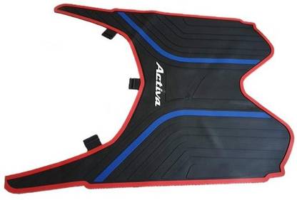 SUPER Black 3D Floor Mat Honda Activa 4G, Activa 5G, Activa 125, Activa 3G, Activa i, Activa Two Wheeler Mat