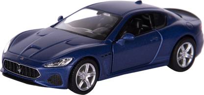 RMZ 5 Inch Die Cast Pull Back Maserati GranTurismo - Matte Blue