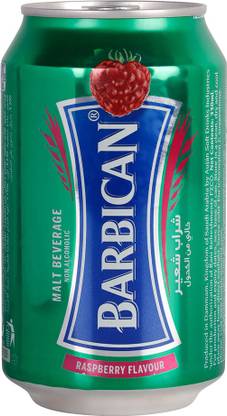 Barbican Non-Alcoholic Malt Drink Raspberry Flavour Can