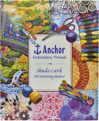 ANCHOR Thread Shade Card (around 300 shades)