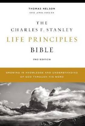 KJV, Charles F. Stanley Life Principles Bible, 2nd Edition, Hardcover, Comfort Print