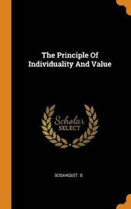 The Principle Of Individuality And Value