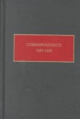 Correspondence, 1647-1653