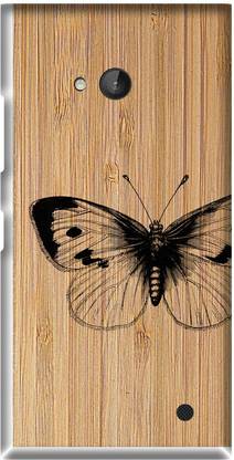 CASEMANTRA Back Cover for Nokia Lumia 730 Dual SIM - butterfly Print