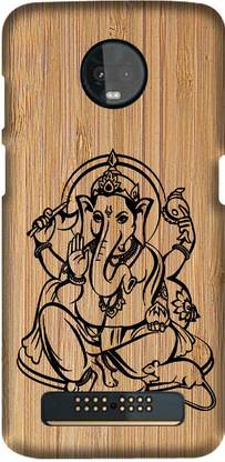CASE SUTRA Back Cover for Motorola Moto Z3 Play, XT1929 - Ganesh ji Print