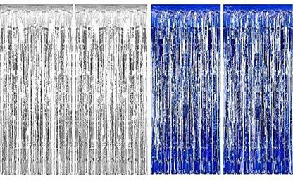 Theme My Party Blue, Silver backdrop