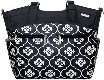 J J Cole Camber Bags - Black Floret (Black) -- diaper bag Nursery Bag