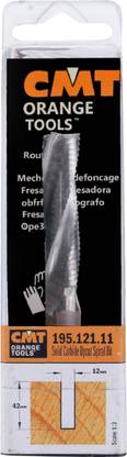CMT Right-hand rotation Type No 195 Solid Carbide Upcut Spiral Bits with Chip-Breaker 195