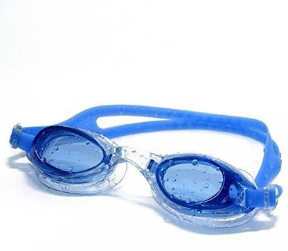Sanchi Creation Unisex Slip-Resistant and Anti-Fog Coating Goggles with Ear Plugs Swimming Goggles