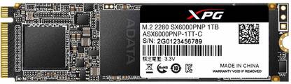 XPG SX6000 Pro 1 TB Laptop Internal Solid State Drive (SSD) (ASX6000PNP-1TT-C)  (Interface: PCIe NVMe, Form Factor: M.2)