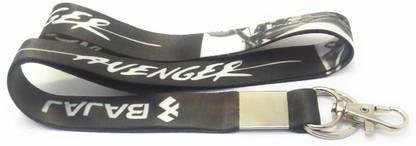 BAJAJ Fabric Long tag with Hook Key Chain