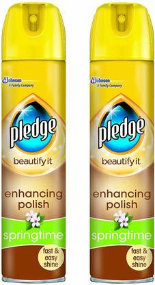 Pledge Beautify It Enhancing Polish Springtime 250ml Pack Of 2 Kitchen Cleaner